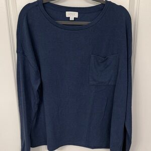 LOVE by GAP - Slate Blue Long Sleeve Shirt - Woman’s XXL EUC